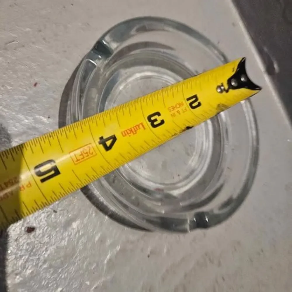 Clear Glass Ashtray 4